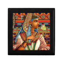 Exotic Cleopatra Lined Jewelry Trinket Stash Gift Trinket Box