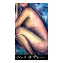 Exotic Club night Dancer Entertainer Business Card