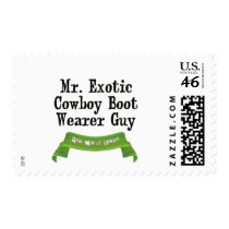 Exotic Cowboy Boot Wearer postage