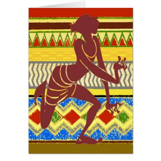 Exotic Egyptian Dancer card