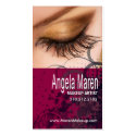 Exotic Eyes Makeup Artist Business Card profilecard