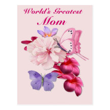 Exotic Floral for Mom Post Cards