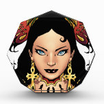 Exotic Gothic Queen with Ankh Earrings by Al Rio Awards