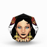 Exotic Gothic Queen with Ankh Earrings by Al Rio Award