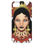 Exotic Gothic Queen with Ankh Earrings by Al Rio iPhone 5 Covers