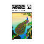 Exotic Green Peacock postage
