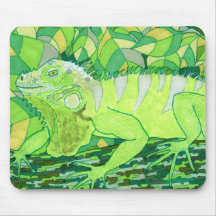 Exotic Iguana Mouse Pads