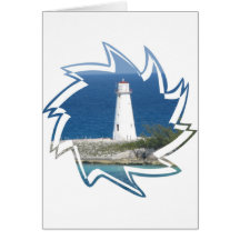 Exotic Lighthouse Greeting Card