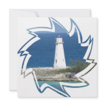 Exotic Lighthouse Invitation