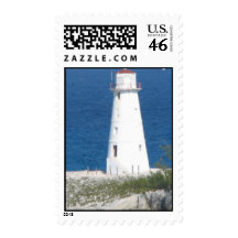 Exotic Lighthouse Postage Stamp