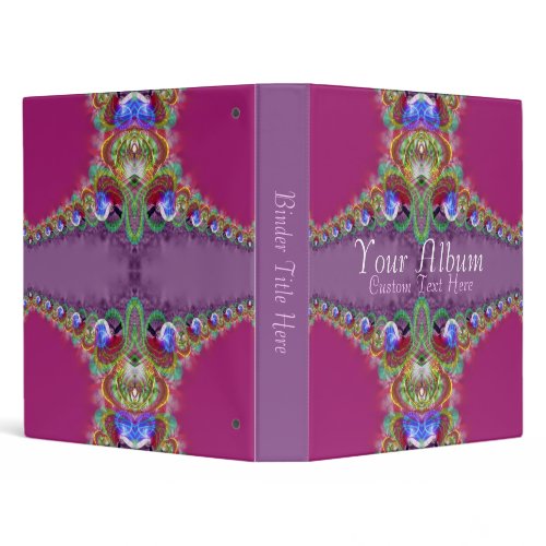 Exotic Magic Fractal Art Album Binder binder