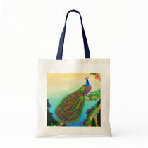 Exotic Peacock Tote Bag