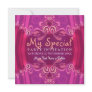 Exotic Pink Girls Boudoir Party Invitation