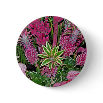 Exotic Plants (3) Pinback Button