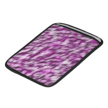 Exotic Purple and Black Fractal Pattern Design iPad Sleeves