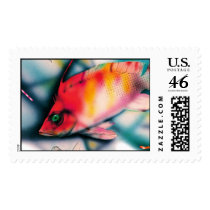 Exotic Red Fish postage by aleksandar_alexov Exotic Red Fish postage