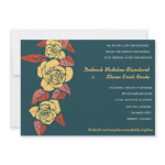 Exotic Roses - wedding invites