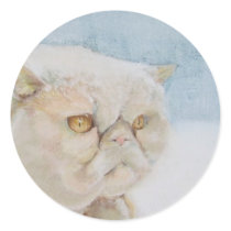 Exotic Shorthair Sticker by PatriceArt Exotic Shorthair Sticker