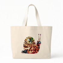 Exotic Snail - Sparkling Red Cosmic Energy bags by doonagiri Exotic Snail - Sparkling Red Cosmic Energy bags