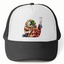 Exotic Snail - Sparkling Red Cosmic Energy hats
