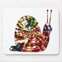 Exotic Snail - Sparkling Red Cosmic Energy mousepads by doonagiri Exotic Snail - Sparkling Red Cosmic Energy mousepads