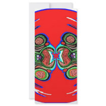 Exotic Spider Dance Rack Card Design