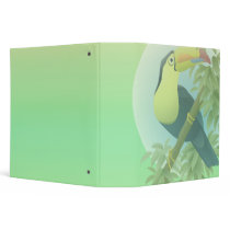 Exotic Toucan in a Tree Notebook binders