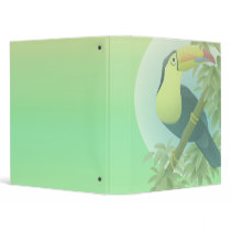 Exotic Toucan in a Tree Notebook binders