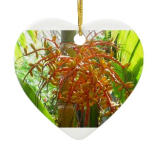 Exotic Tropical Flower Ornament ornament