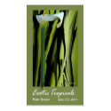 Exotic Tropicals - Florists Floral Stylists business cards by StylishBusinessCards Exotic Tropicals - Florists Floral Stylists business cards