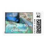 Exotic Turquoise Blue Green Teal Beautiful Postage postage