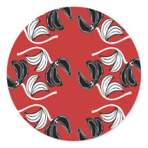 exoticfloweroutline stickers