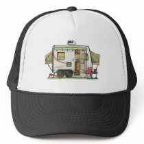 Expandable Hybred Trailer Camper Mesh Hat