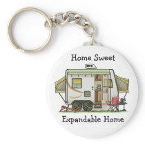 Expandable Hybred Trailer Camper Key Chain