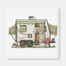 Expandable Hybred Trailer Camper Magnets