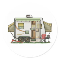Expandable Hybred Trailer Camper stickers