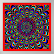 Expanding Black Poster