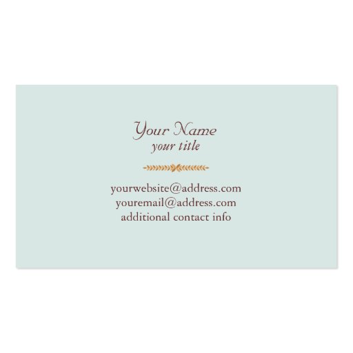 Expanding Horizons Business Card (back side)