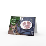 Expectant Dog BBQ Invitation Card