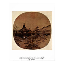 Expectation Of Guests By Lantern Light By Ma Lin Posters