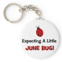 Expecting A Little June Bug Maternity Keychain