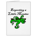 Expecting a little monster cards by MrsEvilGenius Expecting a little monster cards