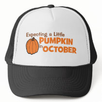 Expecting A Little Pumpkin In October Hat