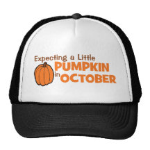 Expecting A Little Pumpkin In October Hat