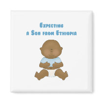 Expecting a Son from Ethiopia magnets