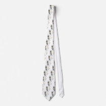 Expecting - African American Mom to Be and Stork Custom Tie