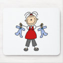Expecting Baby Stick Figure Mousepad by stick_figures Expecting Baby Stick Figure Mousepad