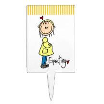Expecting Baby T-shirts and Gifts Cake Picks