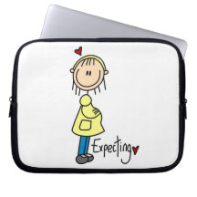 Expecting Baby T-shirts and Gifts Computer Sleeve