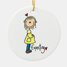 Expecting Baby T-shirts and Gifts Ornaments